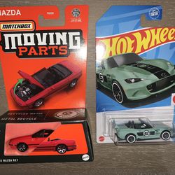 Hot Wheels Mazda Miata Lot Matchbox Moving Parts 