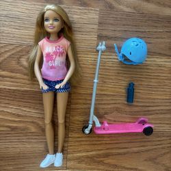 Barbie Stacie Doll And Scooter