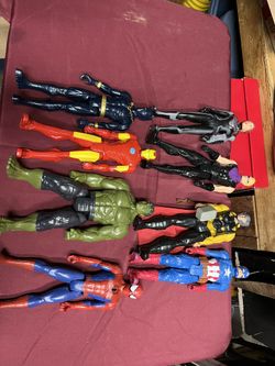 8 Figures 10’ton12 Inch $25 Each Set 