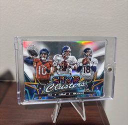 Star Clusters Bo Nix Peyton Manning John Elway Topps Refractor