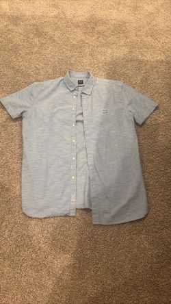 Light blue Hugo boss polo neck shirt 🔥✅