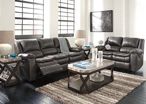 Reclining sofa and love seat both