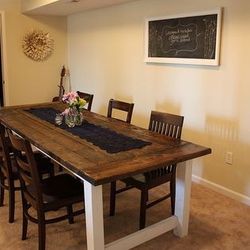 Farmhouse Dining Tables Made To Order.