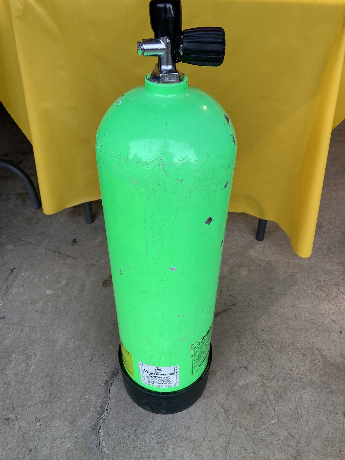 CATALINA S80 Aluminum Scuba Tank With Valve (Untested)