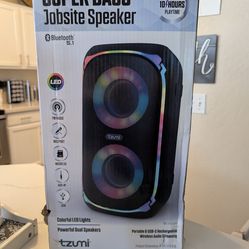 Tzumi Super Bass Jobsite Speaker