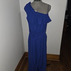Royal blue jumpsuit