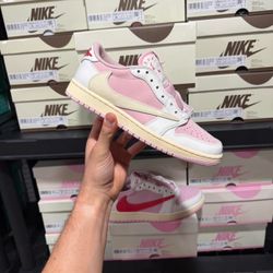 Travis Scott Pink Jordan 1 Low