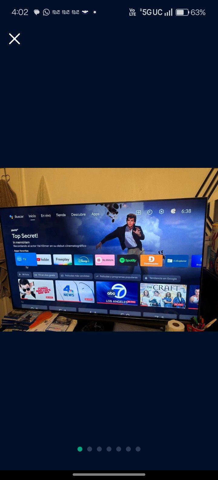 Sony Smartv 65”