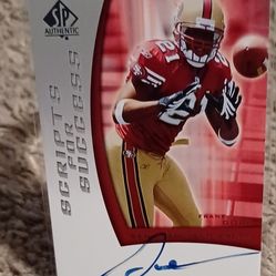 Frank Gore Upper Deck SP Rookie Rc Scripts Autograph San Francisco 49ers 