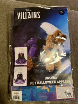 Disney Villains Ursula Dog Halloween Costume Size S