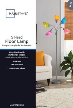 5 Bulb Colorful Lamp