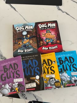 Bad Guys and Dog Man Books