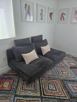 Comfy 6' Sofa / Loveseat – Perfect for Kids Room, Playroom or Bonus Room