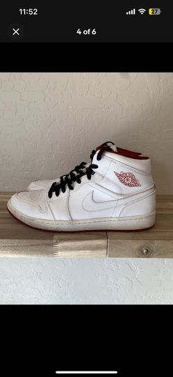 Air Jordan 1 White gym Red Black without box