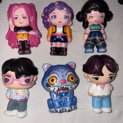 k-pop Demon Hunters Squishy Set 