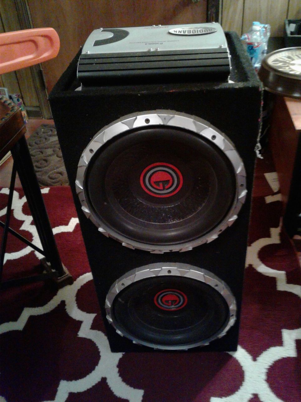 Amp and sub woofers