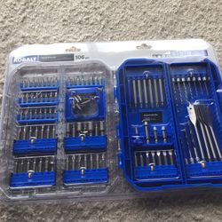 Kobalt Drill And Drive Set 106 Piece $25