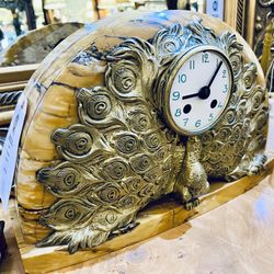Peacock Clock - BIG DEAL!!!