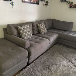 Couch With Ottoman 