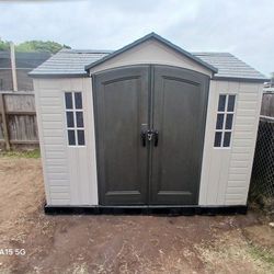 Lifetime 10x8 Vinyl Shed Price $1299 Delivered And Installed If Local San Diego