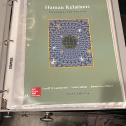 Human Relations Sixth Edition 