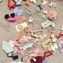 Over 50 baby bows $20