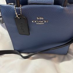 Blue Coach Bag