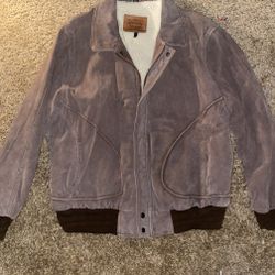 Vintage Levi Suede Leather Sherpa Jacket 