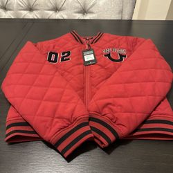 True Religion, Varsity Jacket,  Women’s Size Medium NWT