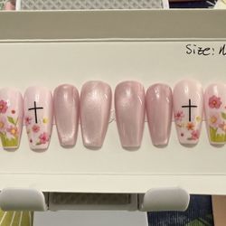 Spring Inspired Press On Nails