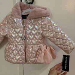 Rothschild Faux Fur Toddler Girl Jacket