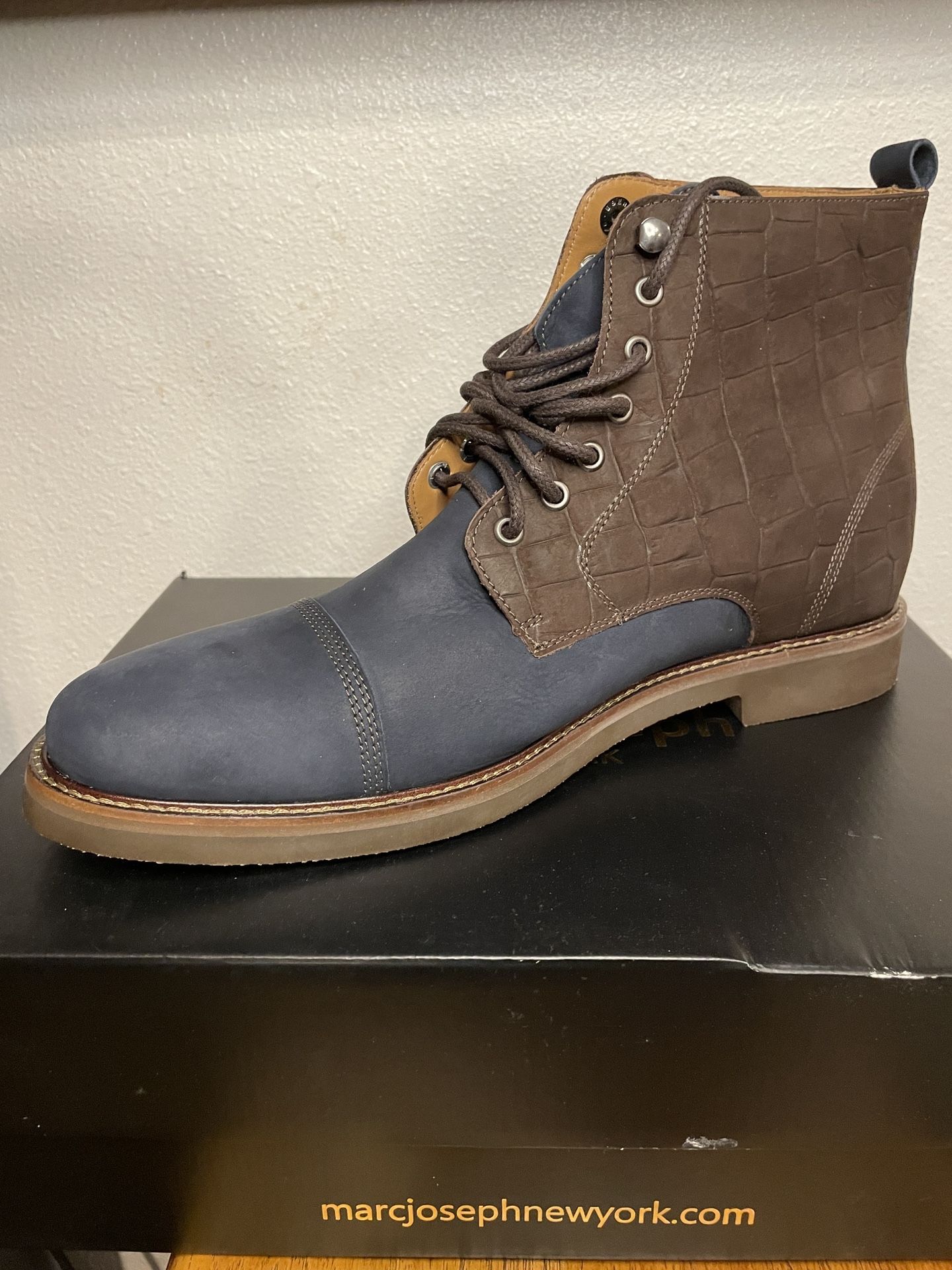 Marc Joseph New York Mens Lincoln Ctr Boots Suede