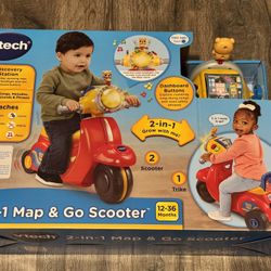 Vtech 2-in-1 Map & Go Scooter