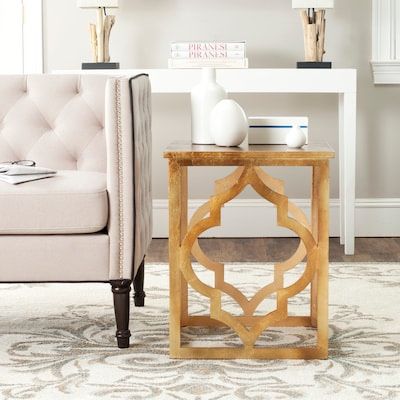 New! Gold Side Table