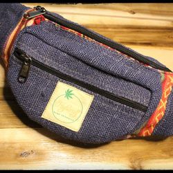 Blue Hemp Fanny Pack $30