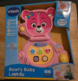 Vtech bear's baby laptop