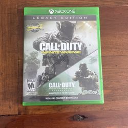 Xbox One CoD infinite Warefare With MW1 Remastered