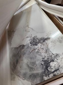 Marble panel for sale—panel only—$100, brand new in box.