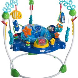 Baby Einstein Neptune's Ocean Discovery Activity Jumper, Ages 6 months +, Max weight 25 lbs., Unisex 