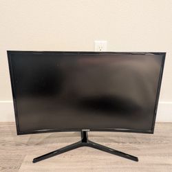SAMSUNG 27" Class Curved 1920x1080 VGA HDMI 60hz 4ms AMD Freesync HD LED Monitor - LC27F396FHNXZA