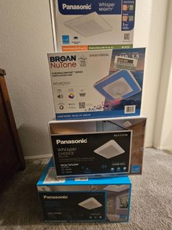 4 New Bathroom Fans