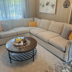 Sectional Sofa And Coffee Table