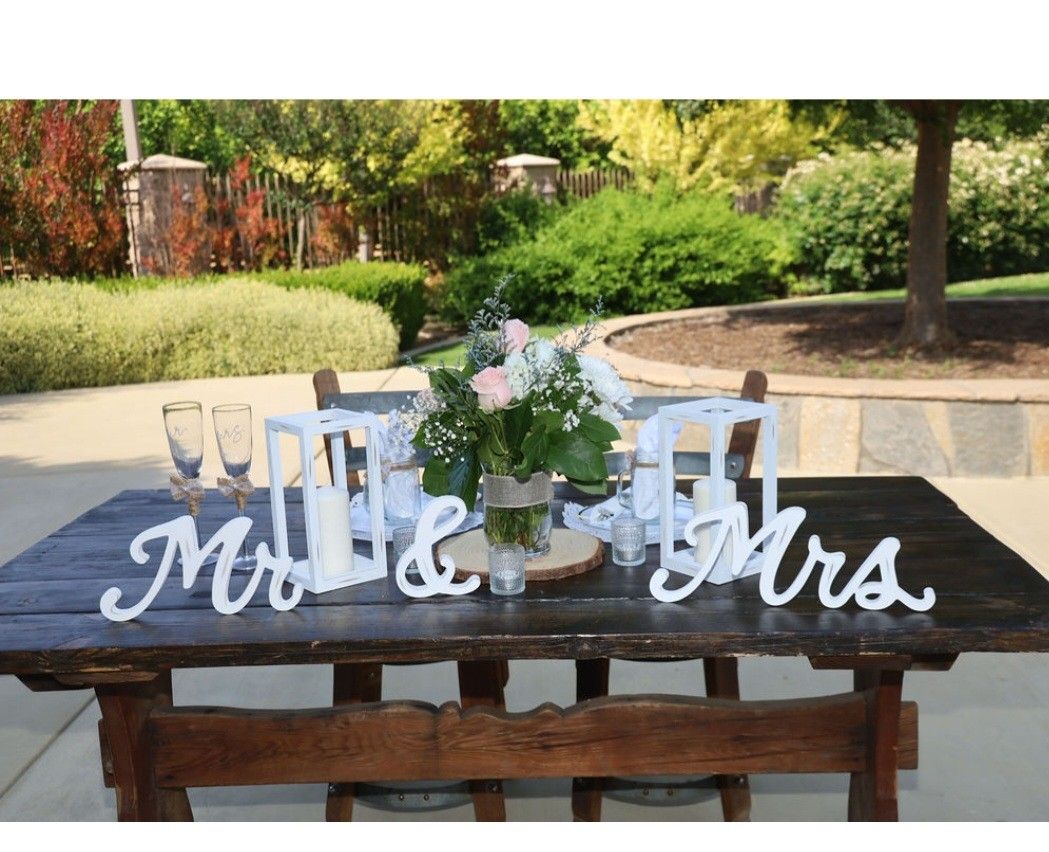 Wedding Sweetheart Table Set !! ♡