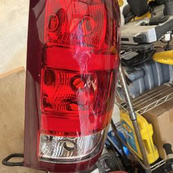 Tail Light Housing. Passenger Side. 2008 GMC Sierra. New Style