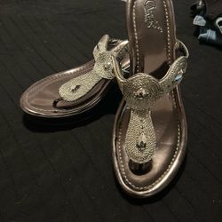 Carlos Santana Wedged Sandals