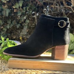 Tory Burch Black Suede Boots Size 8