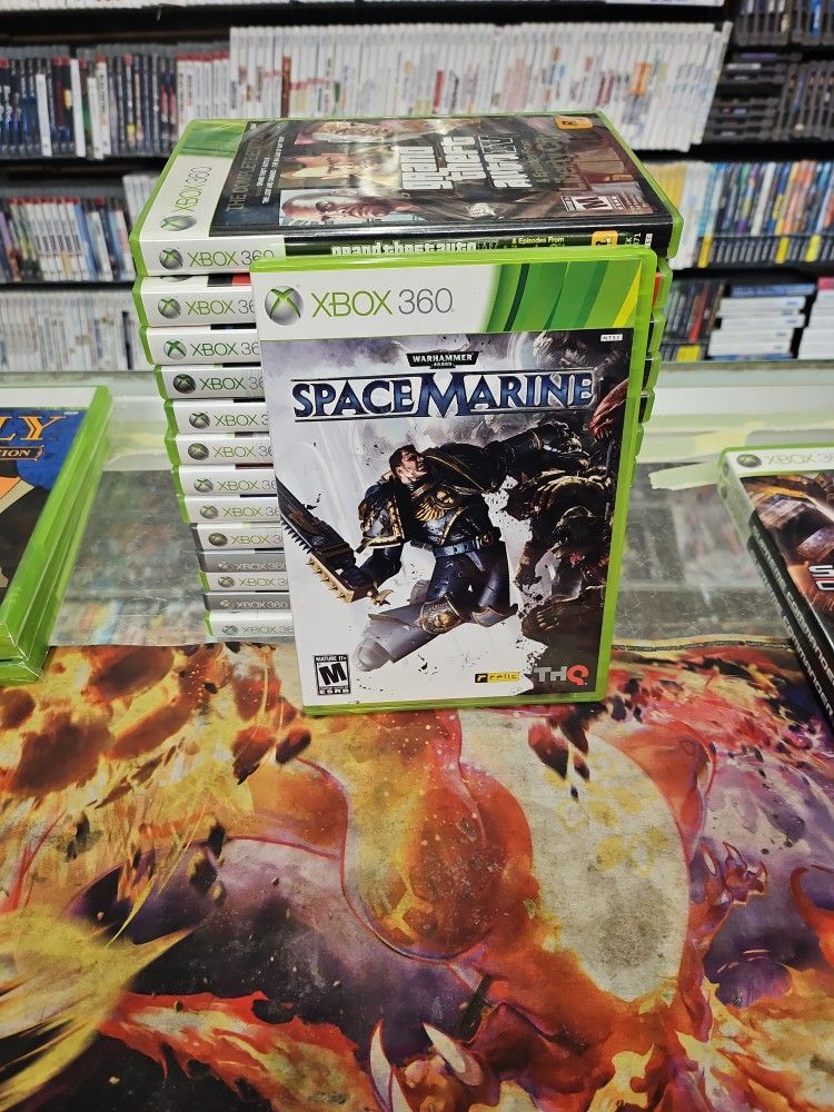 Warhammer 40,000 SPACE MARINE Video Game | Microsoft Xbox 360 - Complete / CIB !