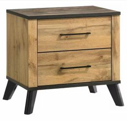 Set of 2 Modern 2-Drawer Nightstands - Brand New
