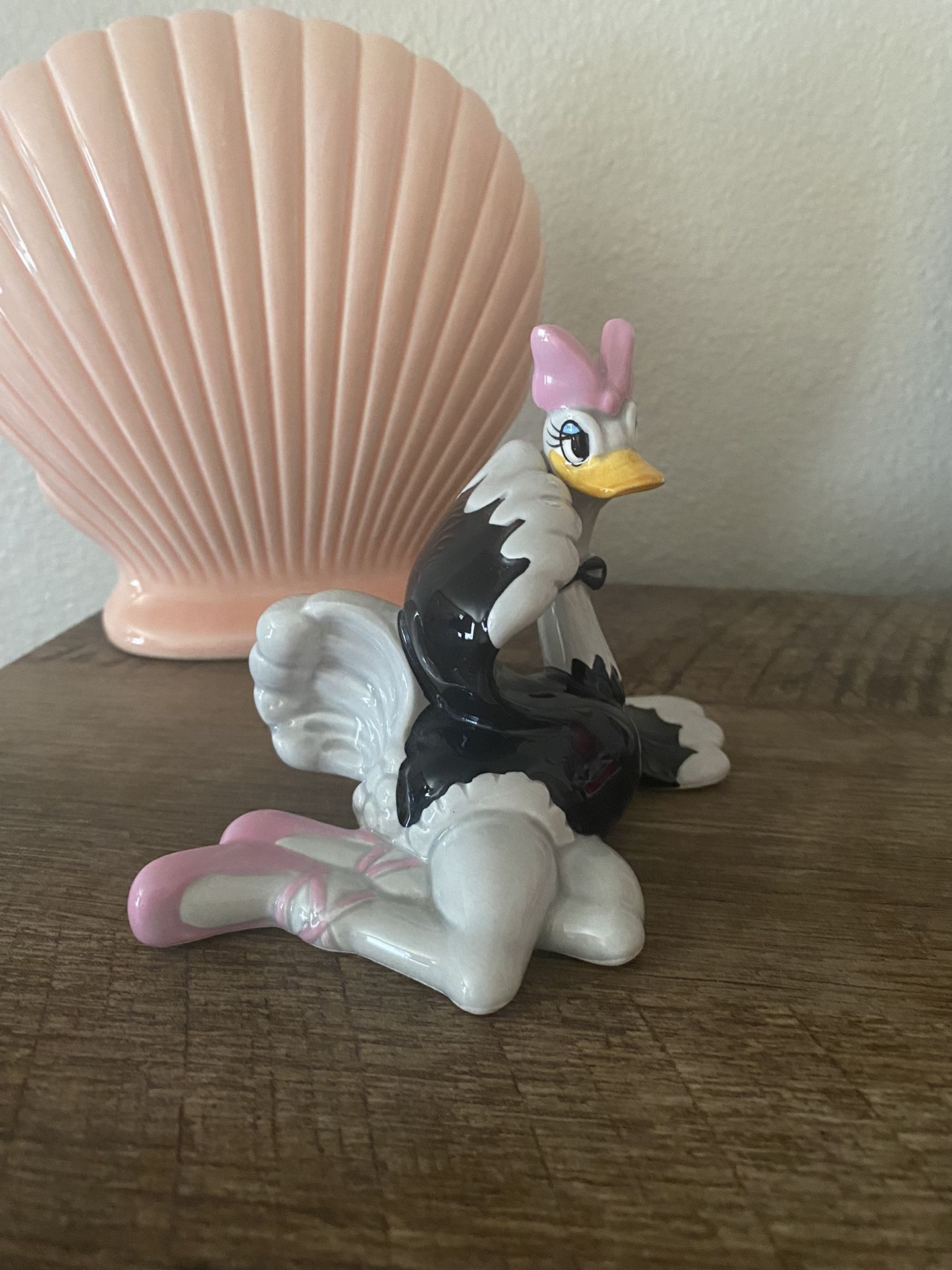 Vintage Disney Fantasia Ceramic Hand Painted Ostrich Ballerina Japan