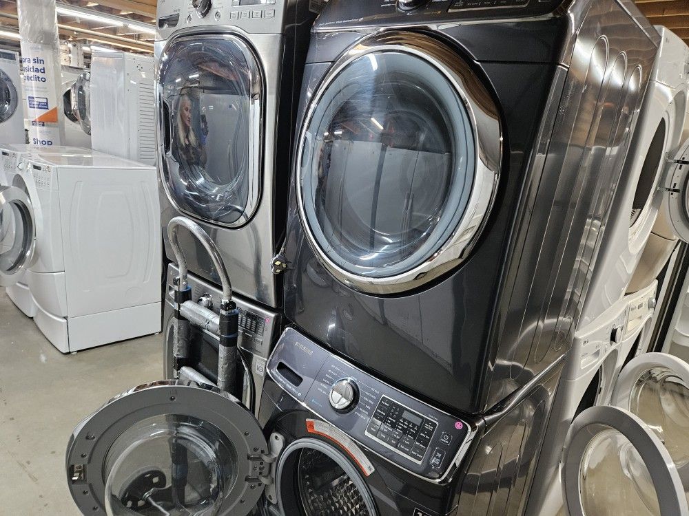 Huge Liquidation Sale Warehouse Full Of Nice Certified Gently Used Refurbished Reconditioned Refrigerators Oven Stove Washer Dryer Stackable ÷Warranty